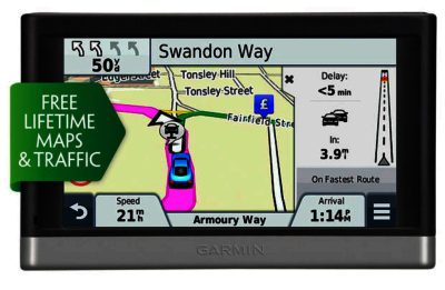 Garmin Nuvi 2567LM with Lifetime Maps, Traffic and Case